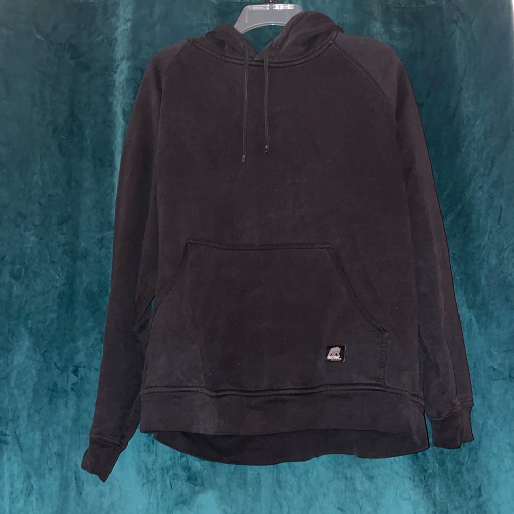 Berne Black Pullover Hoodie Sweatshirt